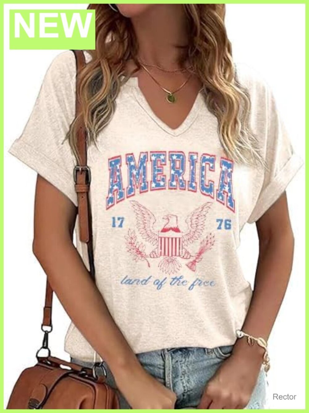 We The People 1776 T Shirt American Flag Patriotic V-Neck Tee